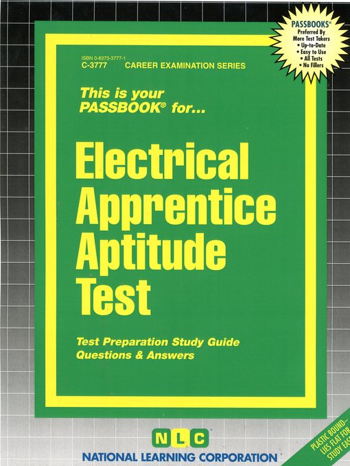 Title details for Electrical Apprentice Aptitude Test by National Learning Corporation - Available